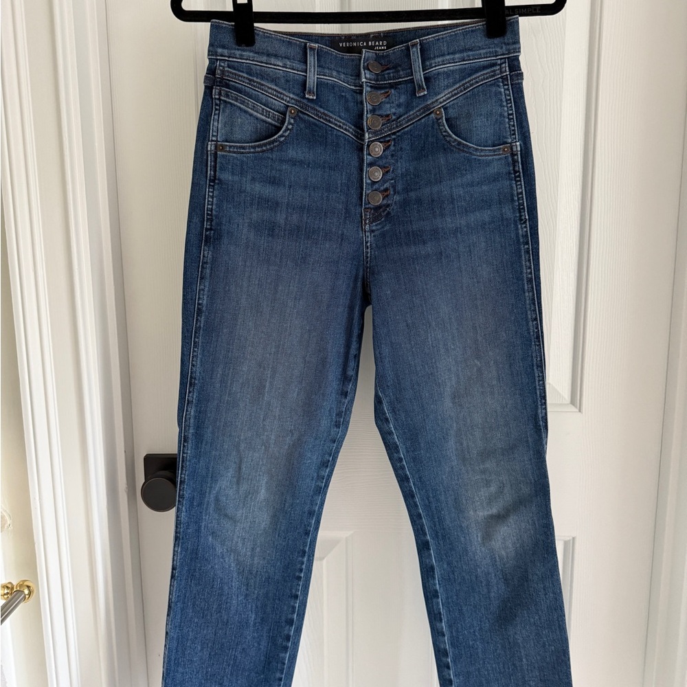 Veronica Beard Blue High Rise Jeans